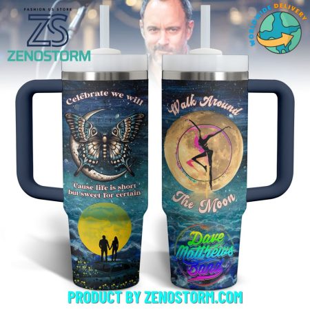 Dave Matthews Music Custom  Quencher 30oz or 40oz Stainless Steel  Tumbler HG With Handle