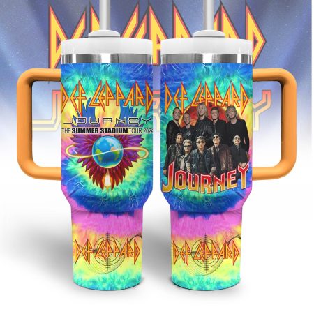Def Leppard Music Custom Quencher Stainless Steel Custom Quencher 30oz or 40oz Stainless Steel Tumbler With Handle HG