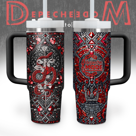 Depeche Mode Music Custom Stanley Quencher 30oz or 40oz Stainless Steel Tumbler With Handle HG