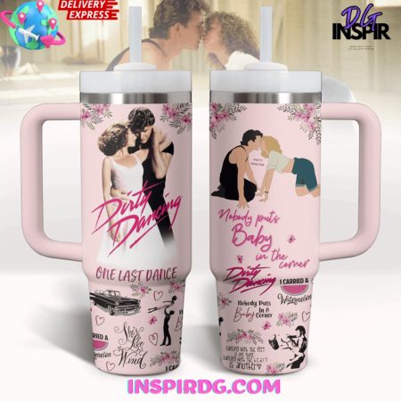 Dirty Dancing TV Series Custom Stanley Quencher  30oz or 40oz Stainless Steel Tumbler With Handle HG Stainless Steel Tumbler