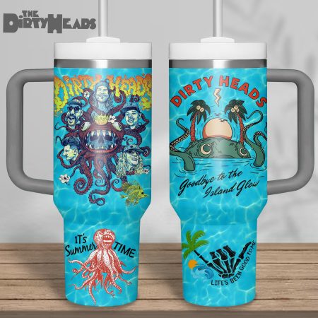 Dirty Heads Music Custom Stanley Quencher  30oz or 40oz Stainless Steel Tumbler With Handle HG Stainless Steel Tumbler With Handle