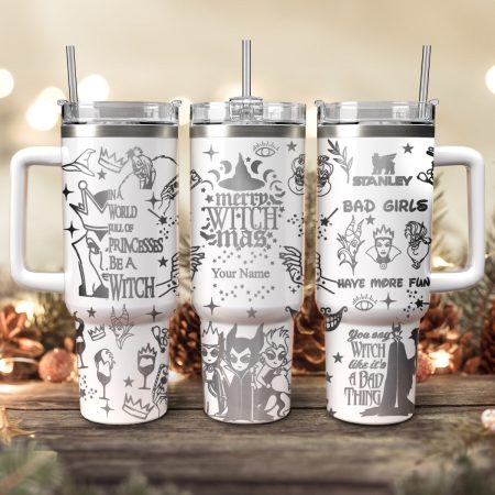 Disney Villains Cartoon Custom Stanley Quencher HG 40oz or 30oz Engraved  Stainless Steel Tumbler With Handle