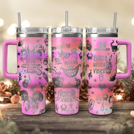 Disney Villains Cartoon Custom Stanley Quencher HG 40oz or 30oz Engraved  Stainless Steel Tumbler With Handle