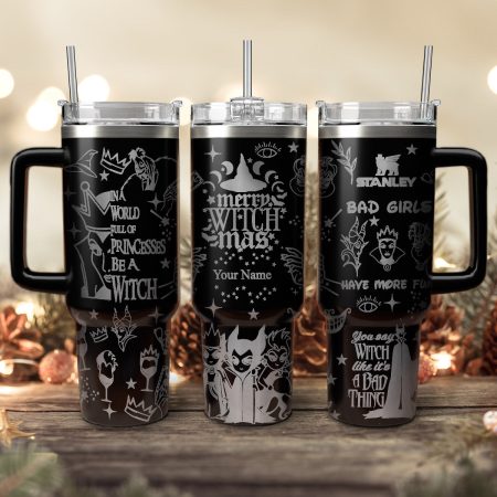 Disney Villains Cartoon Custom Stanley Quencher HG 40oz or 30oz Engraved  Stainless Steel Tumbler With Handle