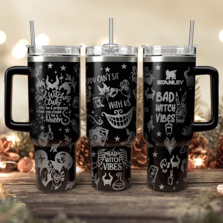 Disney Villains Cartoon Custom Stanley Quencher HG 40oz or 30oz Engraved  Stainless Steel Tumbler With Handle