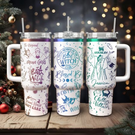 Disney Villains Cartoon Custom Stanley Quencher HG 40oz or 30oz Engraved  Stainless Steel Tumbler With Handle