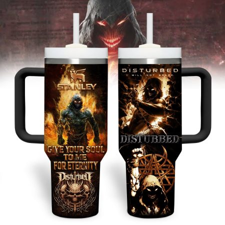 Disturbed Music Custom Stanley Cup 40 oz 30 oz Tumbler With Handle