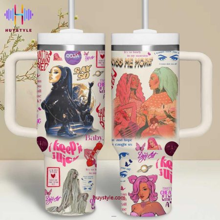 Doja Cat Music Custom  Quencher 40oz Stainless Steel Tumbler HG With Handle