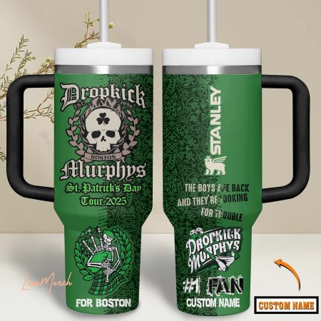 Dropkick Murphys Music Custom Stanley Cup 40 oz 30 oz Tumbler With Handle
