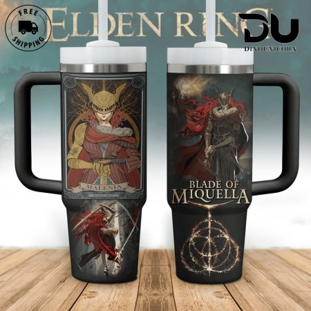 Elden Ring Games Custom  Quencher 40oz Stainless Steel Tumbler HG With Handle