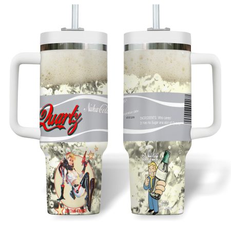 Fallout Games Custom  Quencher 30oz or 40oz Stainless Steel  Tumbler HG With Handle