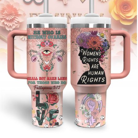 Floral Girl Custom Quencher Stainless Steel Custom Quencher 30oz or 40oz Stainless Steel Tumbler With Handle HG