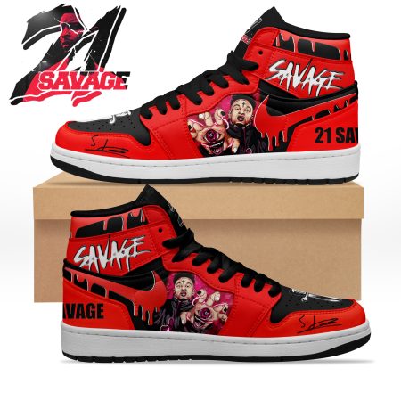 21 Savage AJ1 High Sneakers Shoes For Men And Women