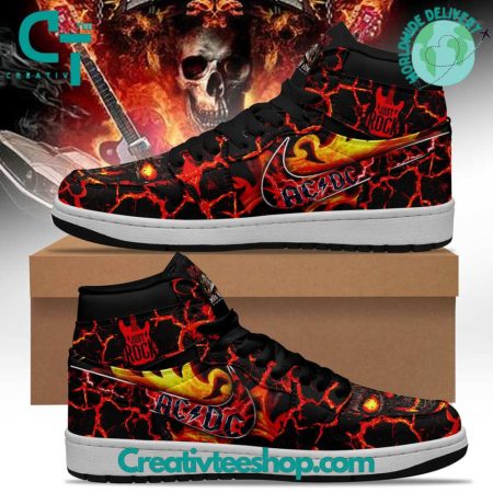 ACDC AJ1 High Sneakers Shoes For Men And Women
