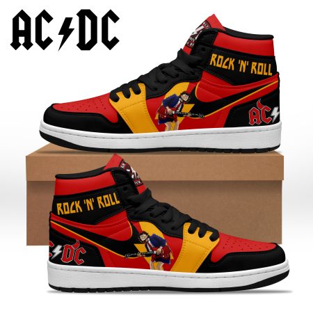 AC/DC AJ1 High Sneakers Shoes For Men And Women