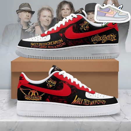 Aerosmith Air Low-Top Sneakers Shoes For Men And Women