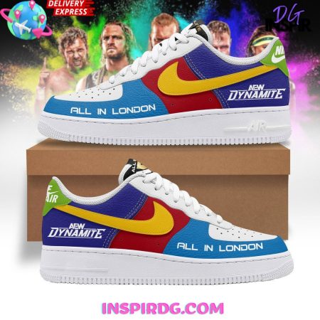 AEW Dynamite All In London Air Low-Top Sneakers Shoes For Men And Women