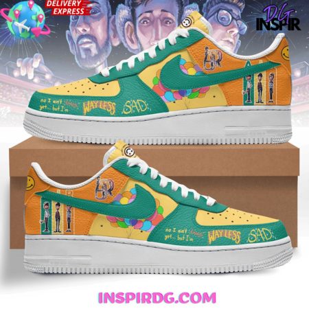 AJB Way Less Sad Air Low-Top Sneakers Shoes For Men And Women