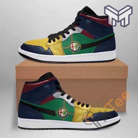 Alfa Romeo AJ1 High Sneakers Shoes For Men And Women