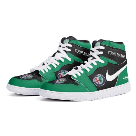 Alfa Romeo AJ1 High Sneakers Shoes For Men And Women