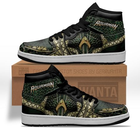 Aquaman AJ1 High Sneakers Shoes For Men And Women