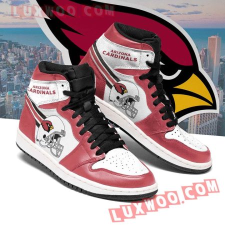 Arizona Cardinals NFL AJ1 High Sneakers Shoes For Men And Women