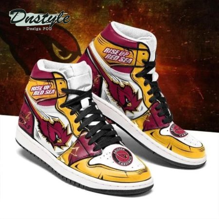 Arizona Cardinals NFL AJ1 High Sneakers Shoes For Men And Women