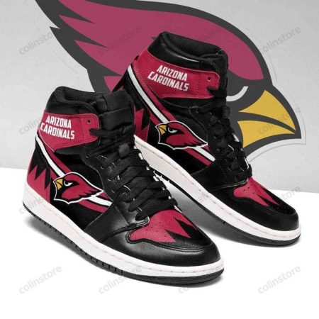 Arizona Cardinals NFL AJ1 High Sneakers Shoes For Men And Women