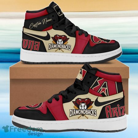 Arizona Diamondbacks AJ1 High Sneakers Shoes For Men And Women