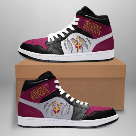 Arizona State Sun Devils AJ1 High Sneakers Shoes For Men And Women