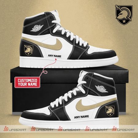 Army Black Knights AJ1 High Sneakers Shoes For Men And Women