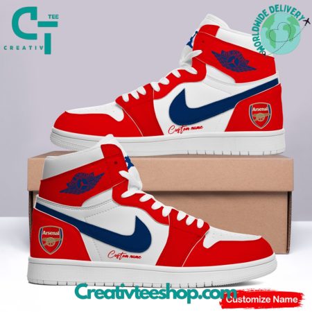 Arsenal  AJ1 High Sneakers Shoes For Men And Women