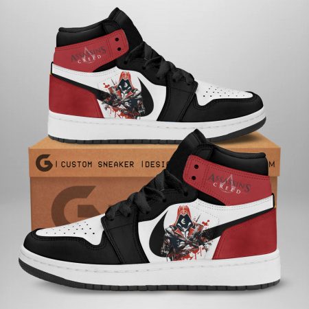 Assassin’s Creed AJ1 High Sneakers Shoes For Men And Women