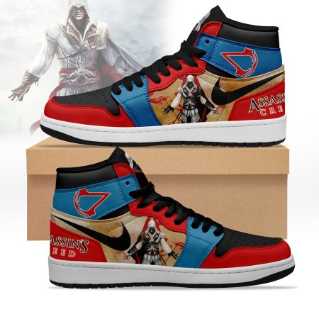 Assassin’s Creed AJ1 High Sneakers Shoes For Men And Women