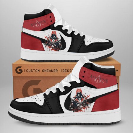 Assassin’s Creed AJ1 High Sneakers Shoes For Men And Women