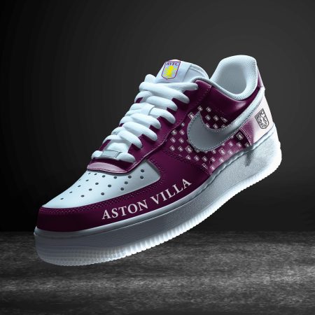 Aston Villa EPL Air Low-Top Sneakers Shoes For Men And Women