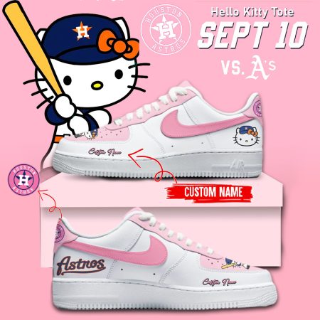 Astros x Hello Kitty Air Low-Top Sneakers Shoes For Men And Women