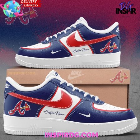 Atlanta Braves Air Low-Top Sneakers Shoes For Men And Women