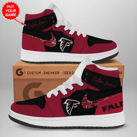 Atlanta Falcons AJ1 High Sneakers Shoes For Men And Women