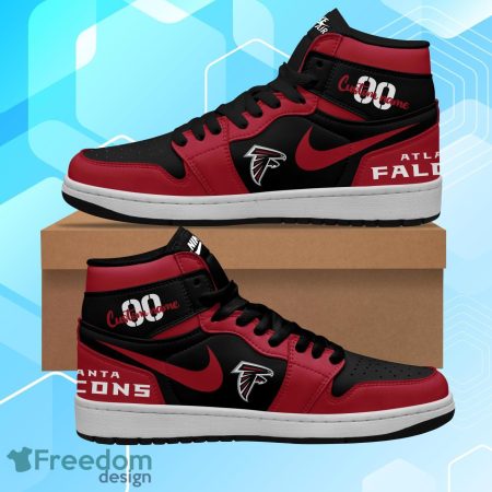Atlanta Falcons AJ1 High Sneakers Shoes For Men And Women