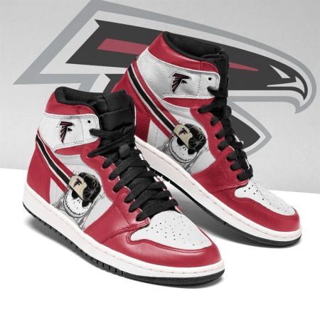 Atlanta Falcons NFL AJ1 High Sneakers Shoes For Men And Women
