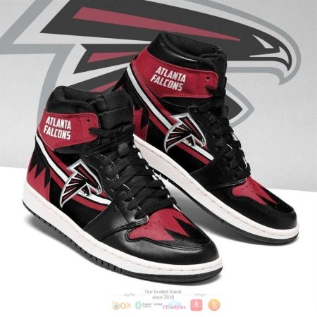 Atlanta Falcons NFL AJ1 High Sneakers Shoes For Men And Women
