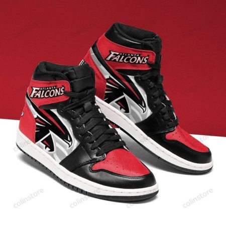 Atlanta Falcons NFL AJ1 High Sneakers Shoes For Men And Women