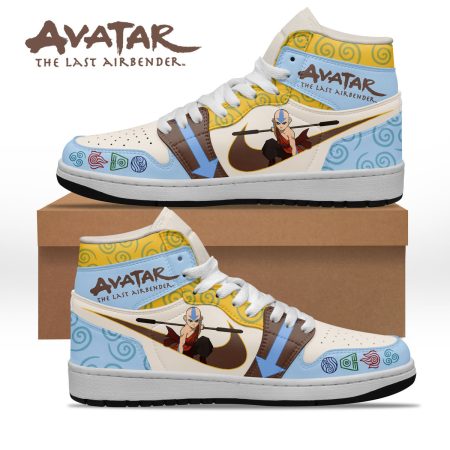 Avatar The Last Airbender AJ1 High Sneakers Shoes For Men And Women