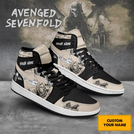 Avenged Sevenfold AJ1 High Sneakers Shoes For Men And Women