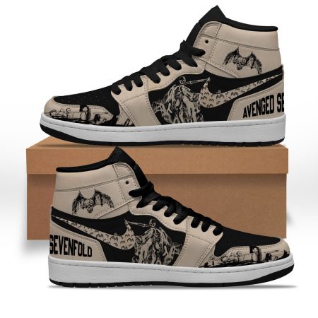 Avenged Sevenfold AJ1 High Sneakers Shoes For Men And Women