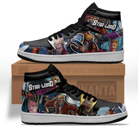 Avenger Star Lord AJ1 High Sneakers Shoes For Men And Women