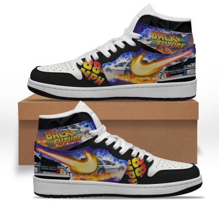 Back To The Future AJ1 High Sneakers Shoes For Men And Women
