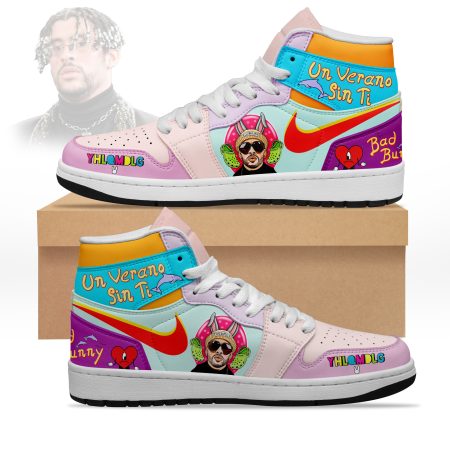Bad Bunny AJ1 High Sneakers Shoes For Men And Women