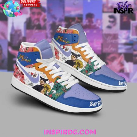 Bad Bunny AJ1 High Sneakers Shoes For Men And Women